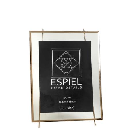 Κορνίζα Μεταλλική Χρυσή ESPIEL 8x13εκ. FAM502 (Υλικό: Μεταλλικό, Χρώμα: Χρυσό ) - ESPIEL - FAM502