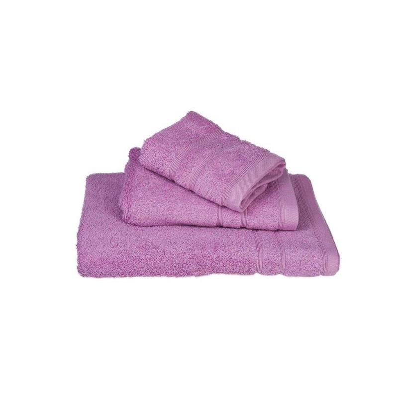 Πετσέτα Βαμβακερή Χειρός 30x50εκ. Lilac 7001419-10 (Ύφασμα: Βαμβάκι 100%, Χρώμα: Λιλά) - KOMVOS HOME - 7001419-10