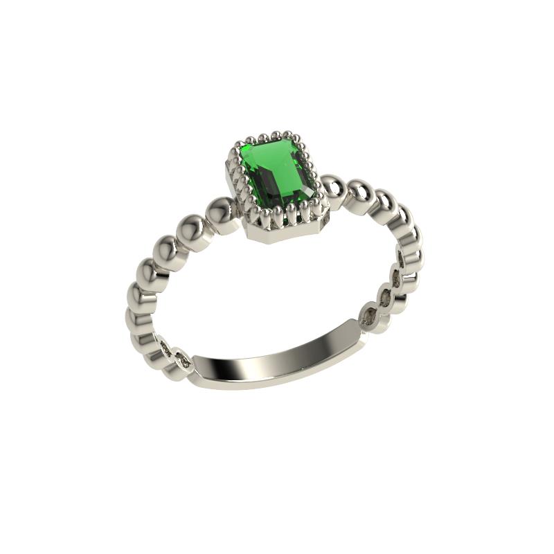 Δαχτυλίδι με πράσινη πέτρα K14