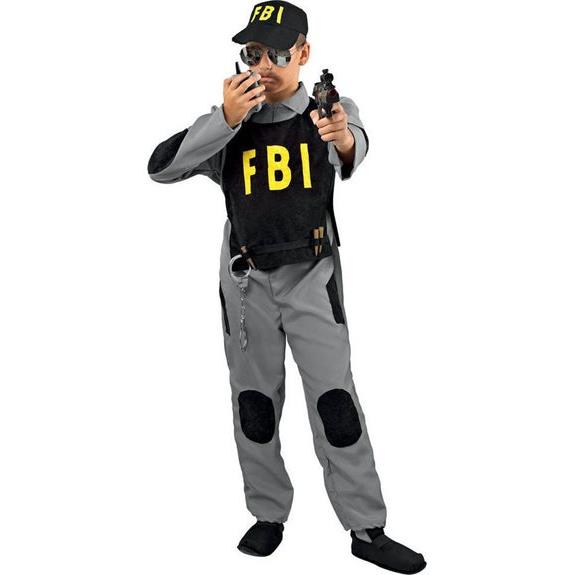 Fun Fashion Αποκριάτικη Παιδική Στολή Πράκτορας FBI - 768