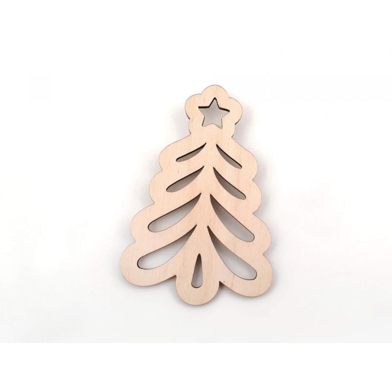 Χριστουγεννιάτικο ξύλινο στολίδι "Δέντρο κοπτικό"