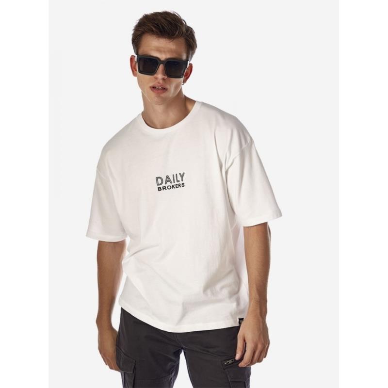 ΑΝΔΡΙΚΟ T-SHIRT BROKERS ΛΕΥΚΟ 21512-103-01-WHITE