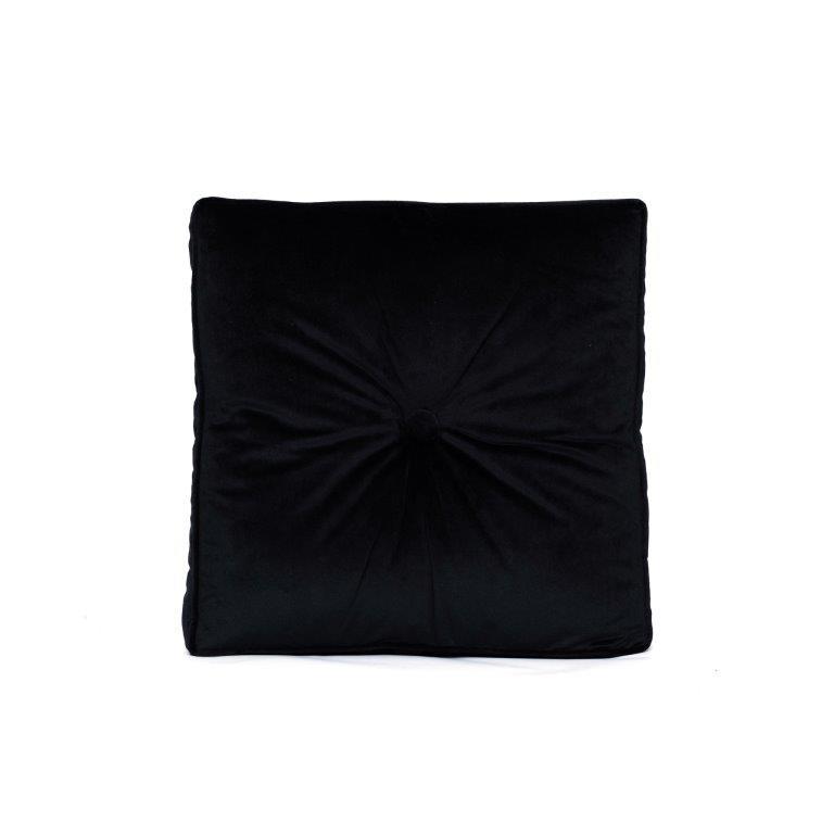Διακοσμητικό Μαξιλάρι Velvet Fleece 45x45εκ. VF807 Black Palamaiki (Ύφασμα: Βελούδο, Χρώμα: Μαύρο) - Palamaiki - 5205857239190