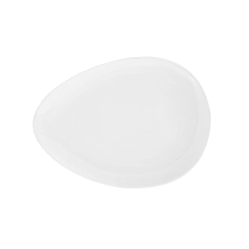 Πιάτο Φαγητού Ρηχό Πορσελάνης Λευκό Imagination Art Et Lumiere 19,5x15εκ. 06335 (Σετ 6 Τεμάχια) (Υλικό: Πορσελάνη, Χρώμα: Λευκό) - Art Et Lumiere - lumiere_06335