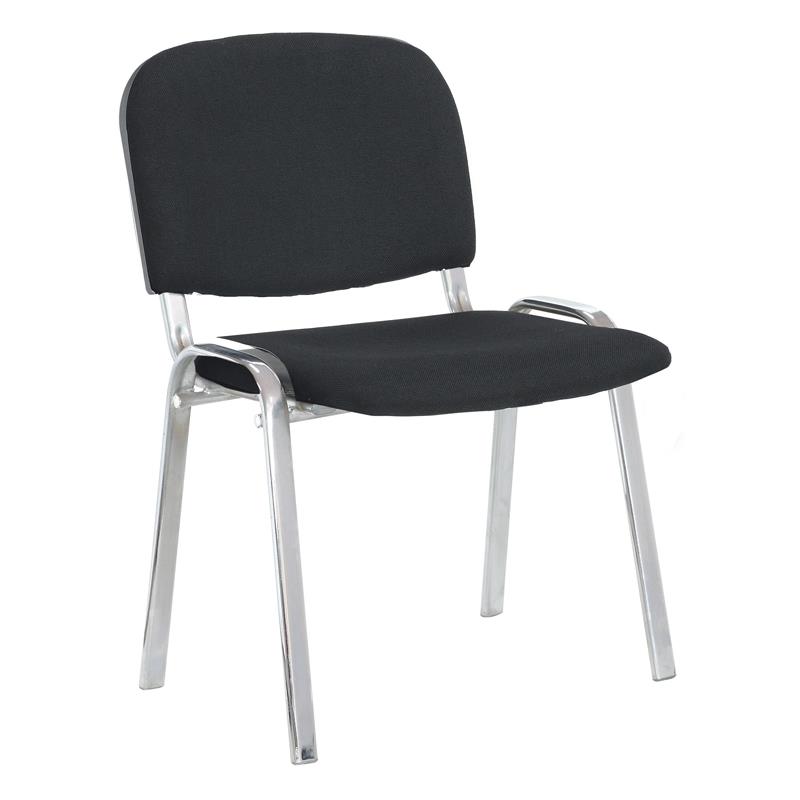 Καρέκλα Γραφείου MILOS Μαύρο Χρώμιο/Ύφασμα 53x57x46/77cm
