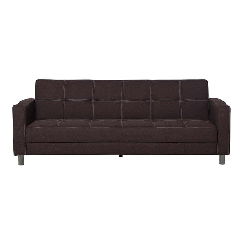 Καναπές-Κρεβάτι Τριθέσιος MATIZ Καφέ Ύφασμα 206x81x78cm