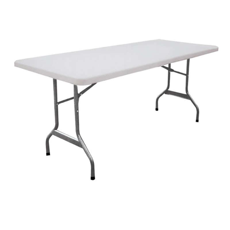 Τραπέζι Catering Γκρι/Λευκό Μέταλλο/HDPE 152x76x74cm