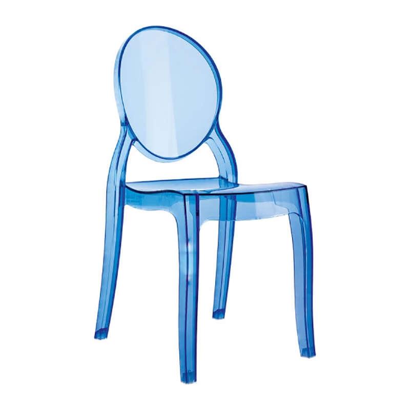 Καρέκλα Παιδική BABY Μπλε Ακρυλικό 30x34x63cm