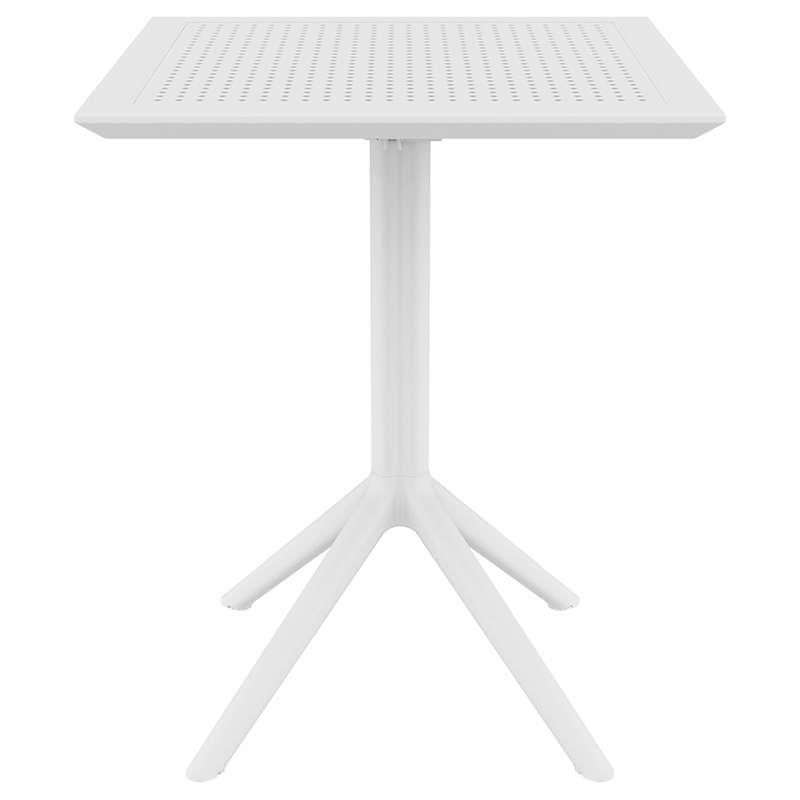 Τραπέζι Πτυσσόμενο SKY Λευκό PP 60x60x74cm