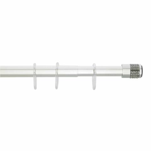 Πτυσσόμενος Βραχίονας Μπάνιου 120-220cm Grekon 1215 Strass White