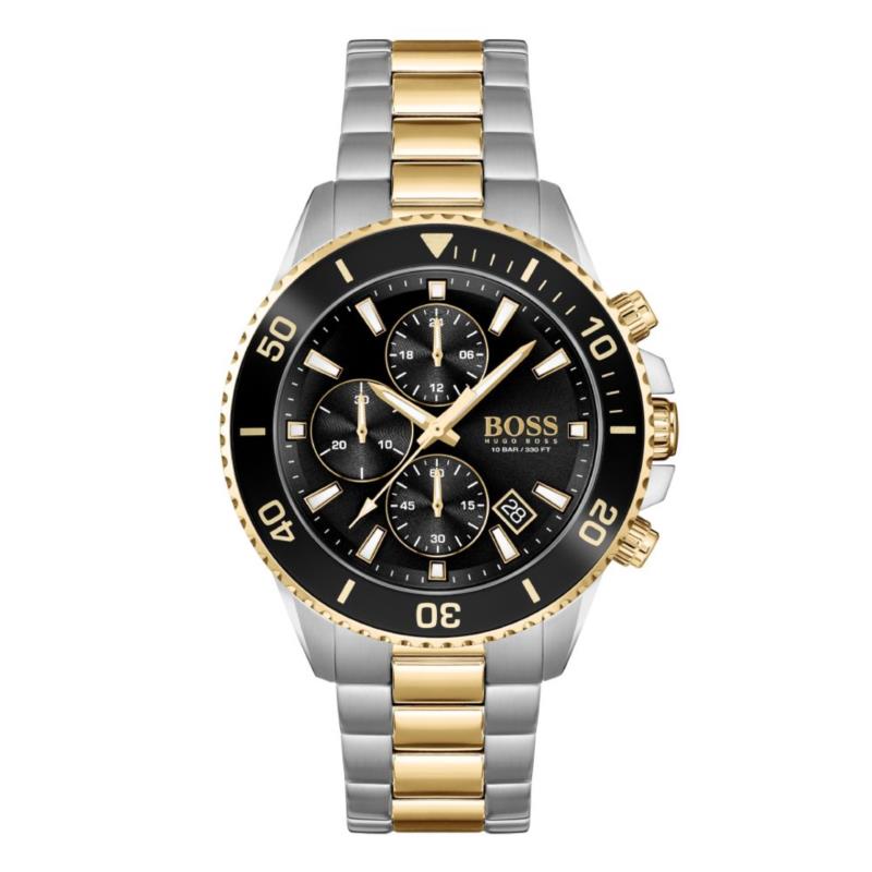 HUGO BOSS Admiral Chronograph Two Tone Stainless Steel 1513908