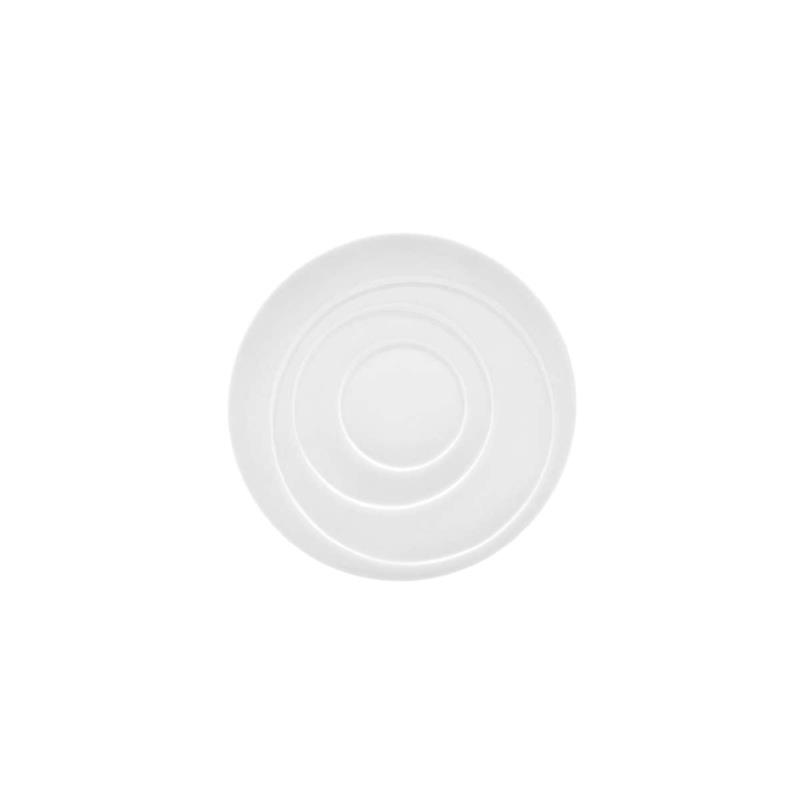 Πιατάκι Για Φλυτζάνι Πορσελάνης Λευκό Art Et Lumiere 15,5εκ. 05957 (Σετ 4 Τεμάχια) (Υλικό: Πορσελάνη, Χρώμα: Λευκό) - Art Et Lumiere - lumiere_05957