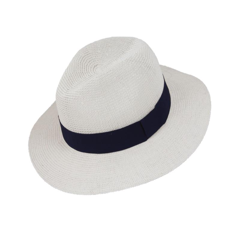 Vizard Fedora Hat | Karfil Hats Λευκό