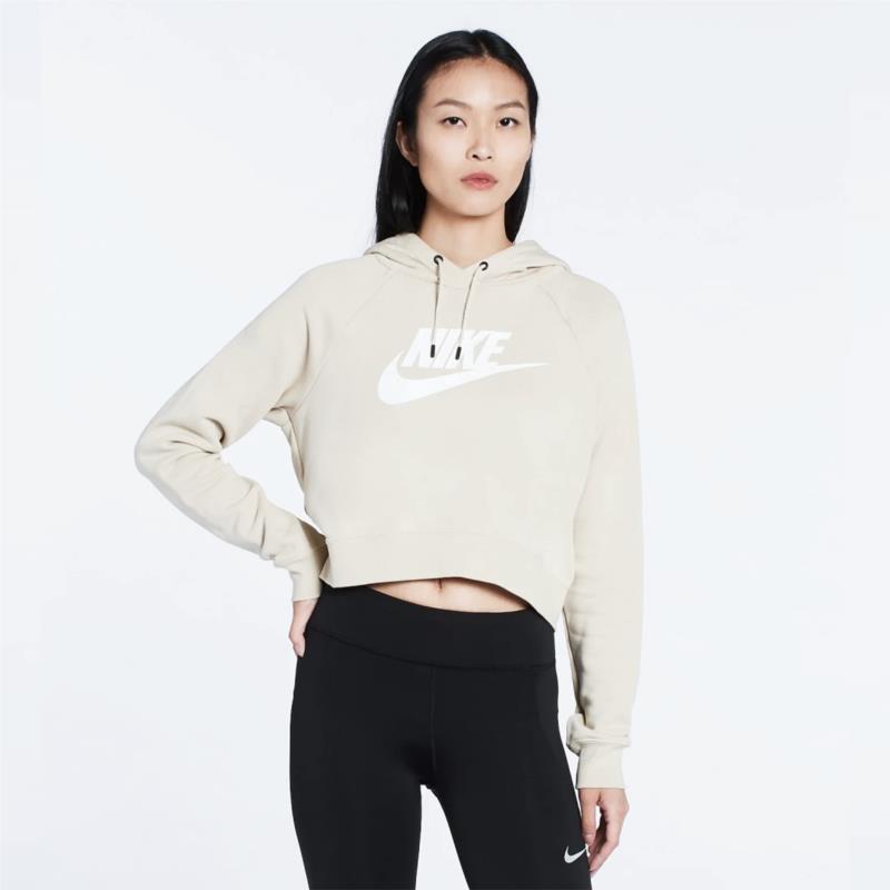 Nike Sportswear Essential Cropped Γυναικεία Μπλούζα με Κουκούλα (9000080291_53707)