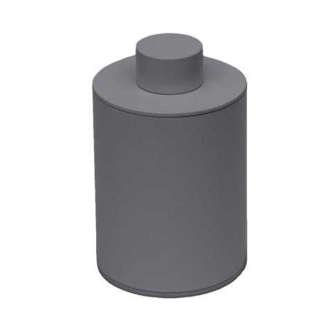 Βαμβακοθήκη (Φ8x15) Pam & Co 94-163 Matt Concrete Grey