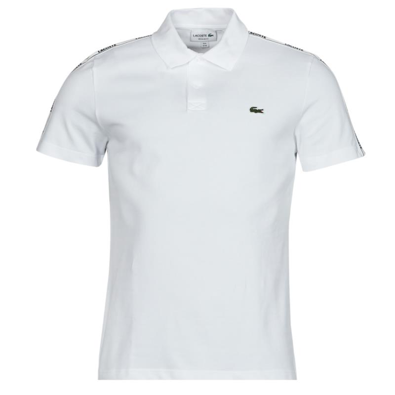 T-SHIRT POLO LACOSTE BRANDED BANDS PH7222 001 ΛΕΥΚΟ