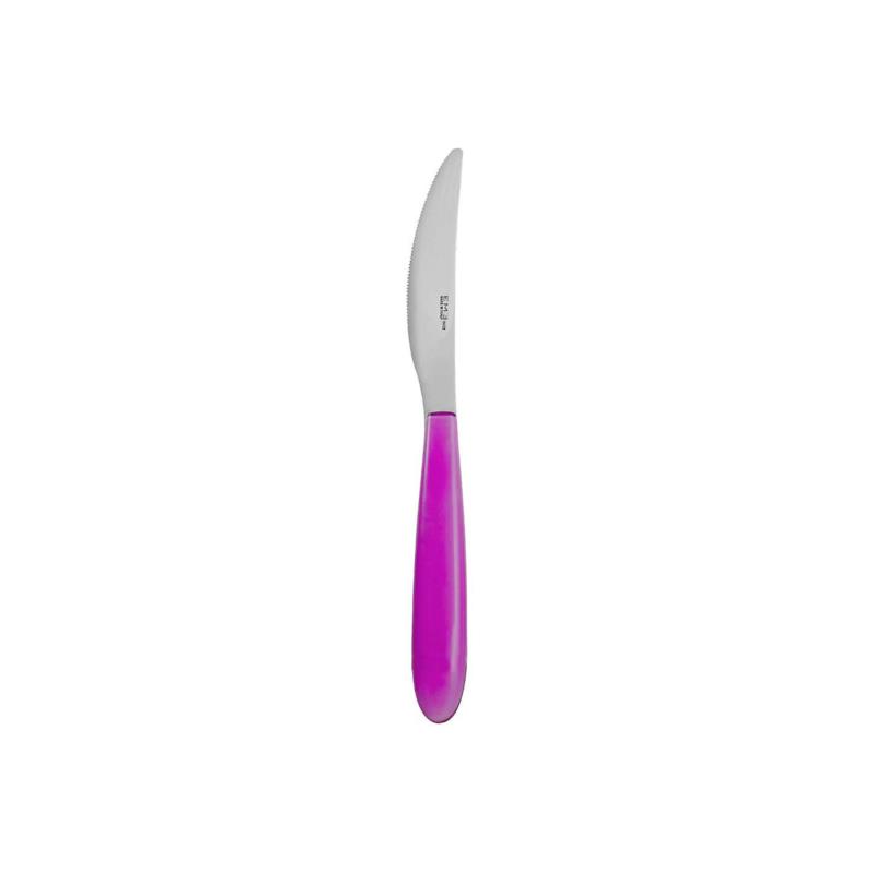 EME μαχαίρι φαγητού ανοξείδωτο φούξια "Vero" - X10VR/239