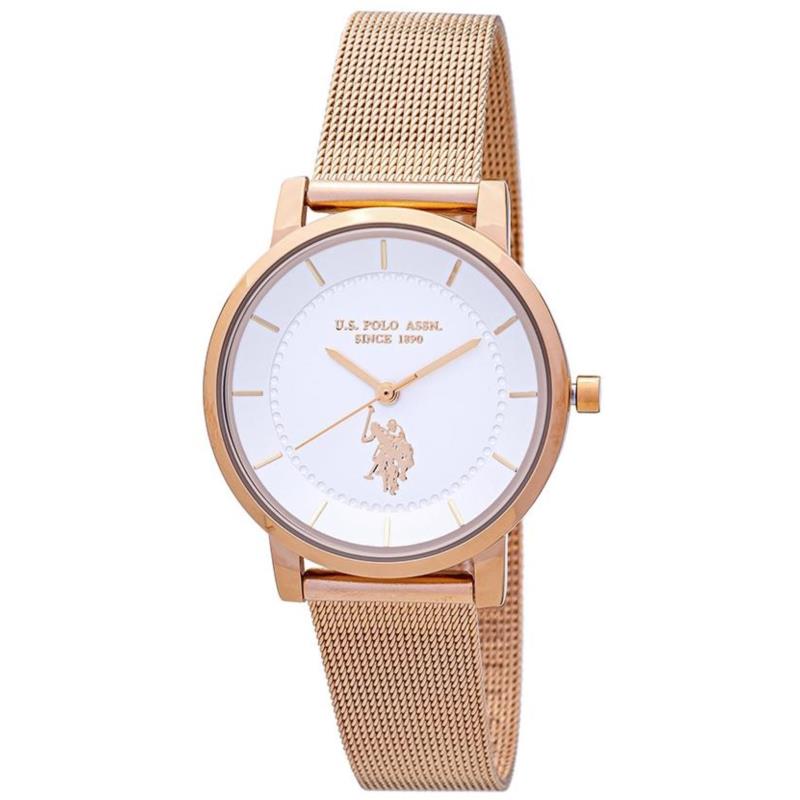 U.S. POLO Ladies - USP8034RG , Rose Gold case with Stainless Steel Bracelet