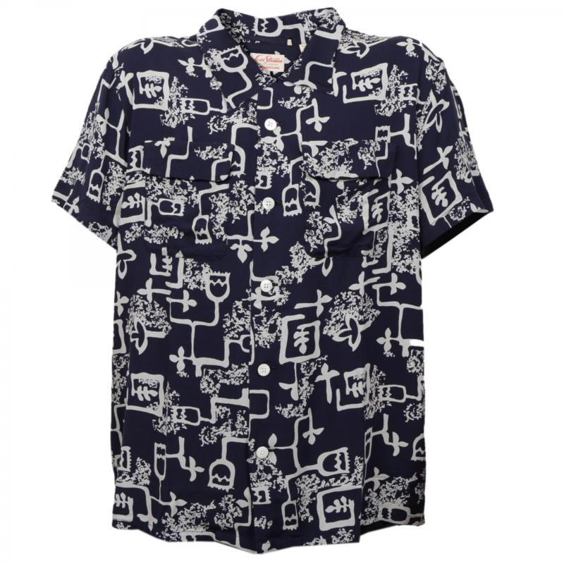 1940S HAWAIIAN SHIRT 1940S HAW Σκούρο Μπλε 39349-0002 Σκούρο Μπλε