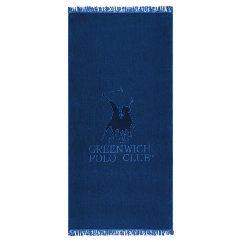 Πετσέτα Θαλάσσης Βαμβακερή 90x190εκ. Essential 3620 Greenwich Polo Club (Ύφασμα: Βαμβάκι 100%, Χρώμα: Μπλε) - Greenwich Polo Club - 267901903620