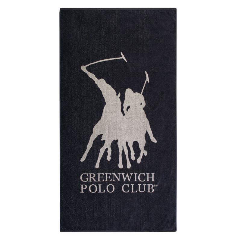 Πετσέτα Θαλάσσης (90x170) Greenwich Polo Club 3597 Black