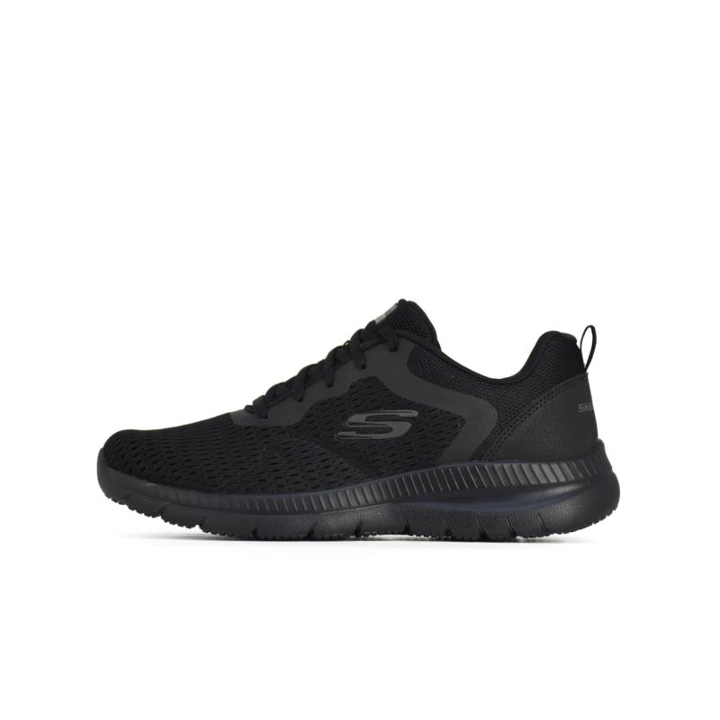 12607 SKECHERS ENGINEERED MESH LACE-UP - ΒΒΚ
