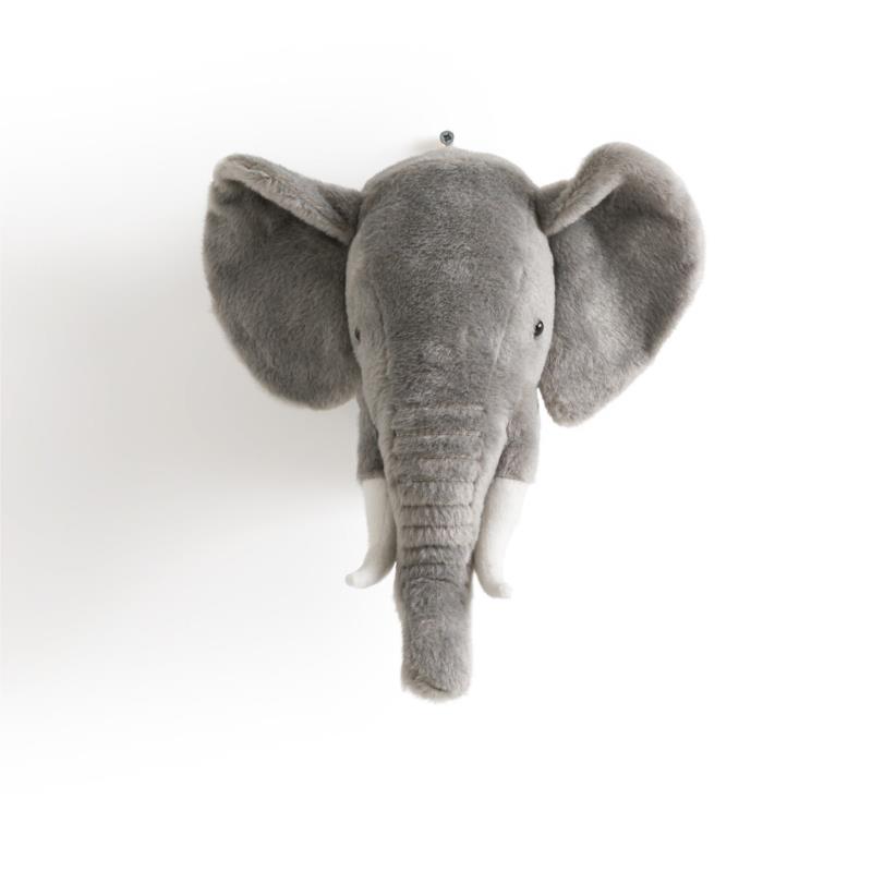 Διακοσμητικό κεφάλι ελέφαντα για παιδικό δωμάτιο Π23cm