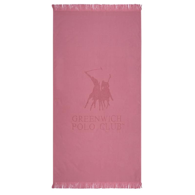 Πετσέτα Θαλάσσης Βαμβακερή 80x170εκ. Essential 3635 Greenwich Polo Club (Ύφασμα: Βαμβάκι 100%, Χρώμα: Ροδί) - Greenwich Polo Club - 267801703635