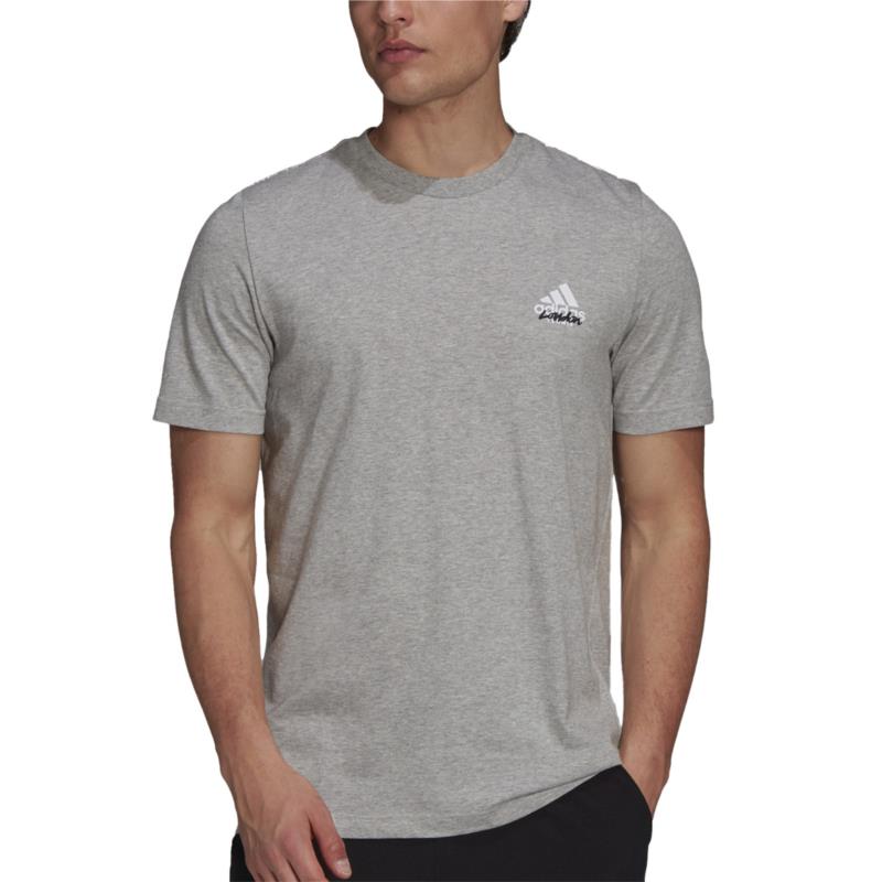 adidas Graphic Logo Mens Tennis T-Shirt