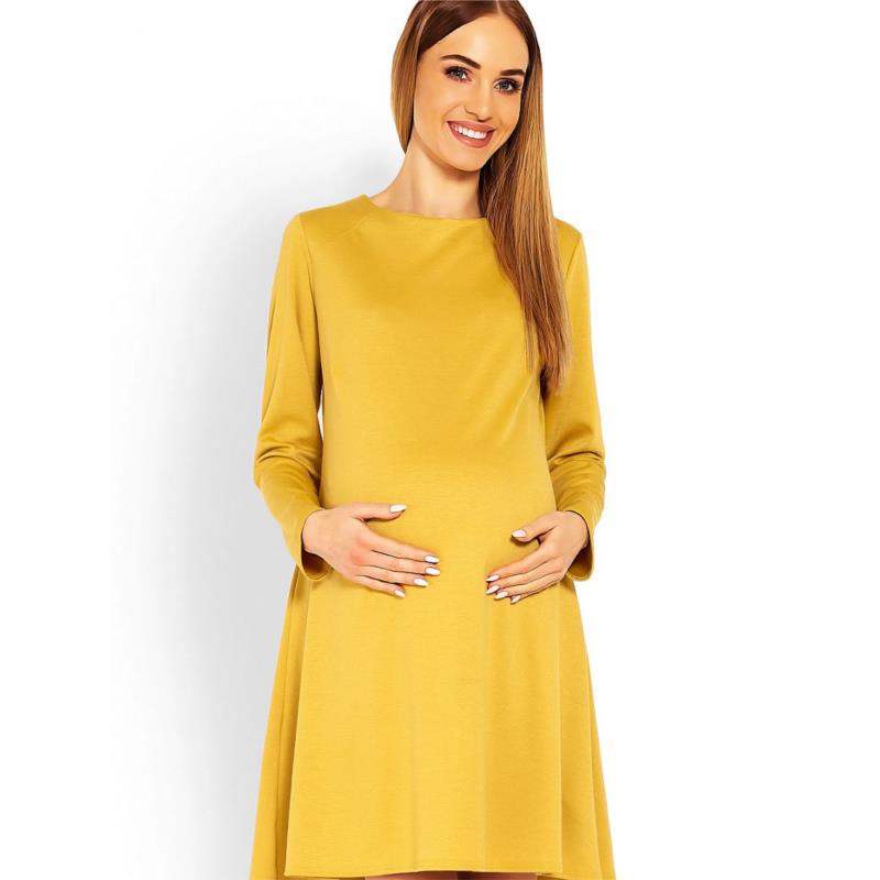 Φόρεμα Εγκυμοσύνης 114510 PeeKaBoo-Κίτρινο
