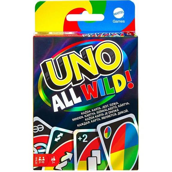 Mattel Επιτραπεζιο Παιχνιδι Με Καρτες Uno All Wild - HHL35