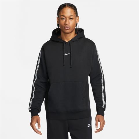 NIKE SPORTSWEAR FLEECE PULLOVER HOODIE ΜΑΥΡΟ