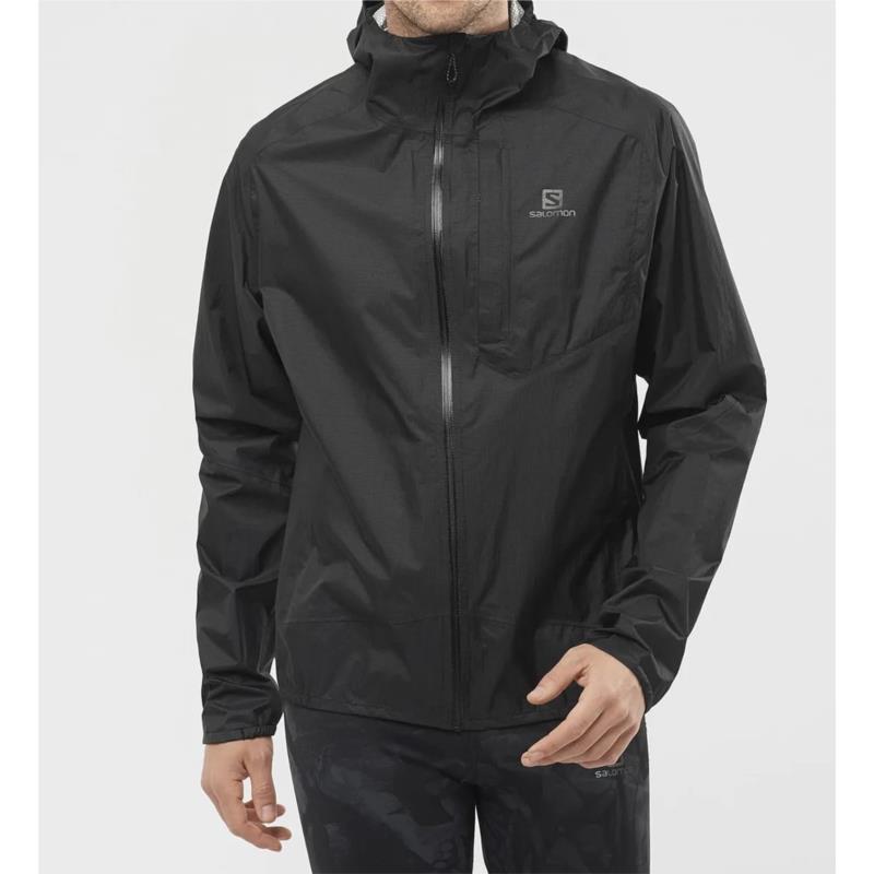 SALOMON Bonatti Waterproof Men's Shell Jacket LC1762300 Black