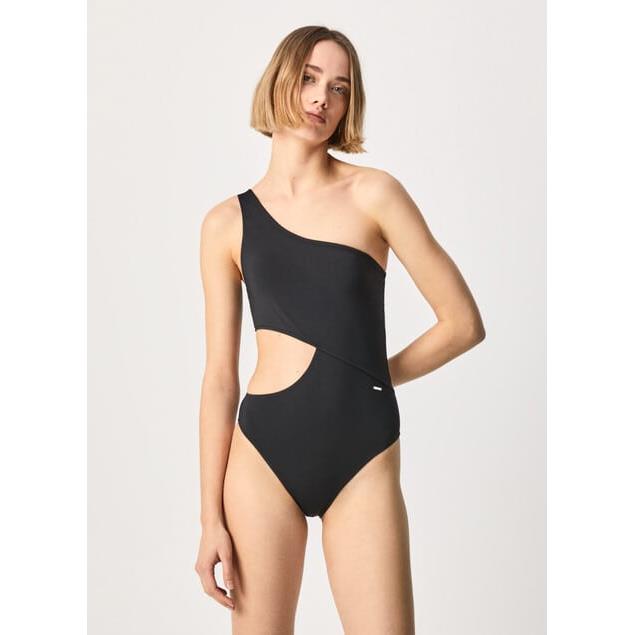 PEPE JEANS Liz Asymmetric Swimsuit PLB10350-999 Black