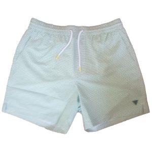BOXER GUESS WOVEN MEDIUM GEOMETRY F2GT07WO07I GREEN GEOMETRY