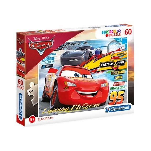 As Company Παζλ 60pcs Super Color Disney Cars - 1200-26973