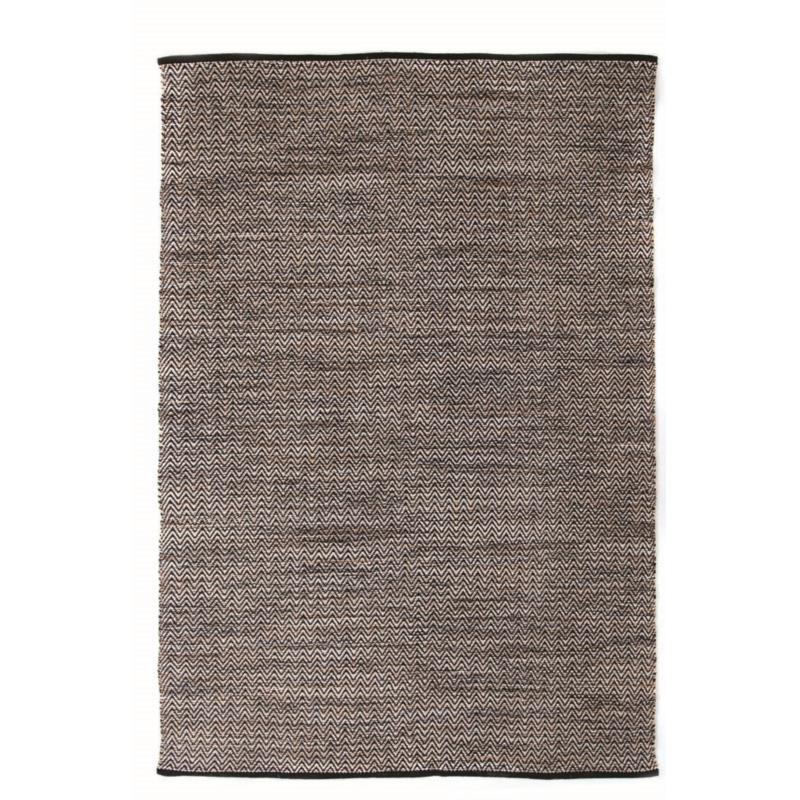 Χαλί Διαδρόμου 70X140 Royal Carpet All Season Urban Cotton Kilim Venza Black (70x140)