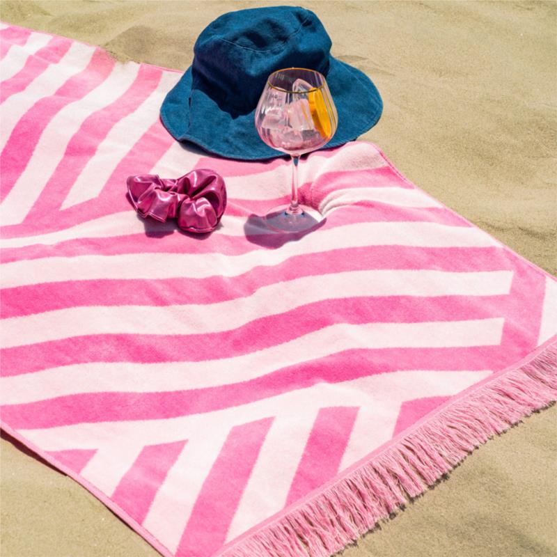 Gofis Home Πετσέτα θαλάσσης 80x160 Summer breeze Pink Gum 394/ 23