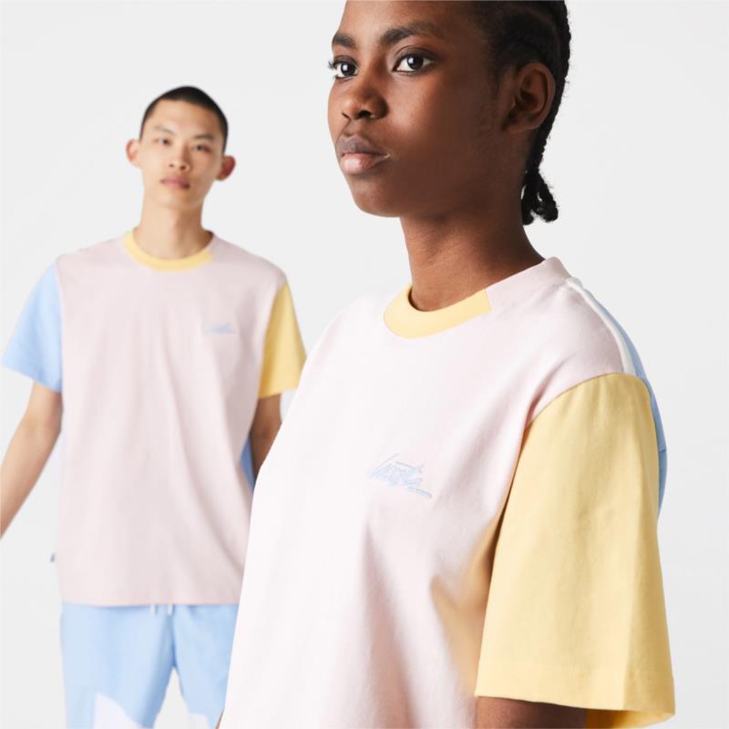 Lacoste L!VE Color-block Unisex T-shirt (9000106511_59708)