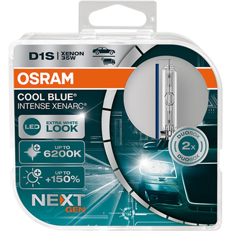 Λάμπες Osram D1S Xenarc Cool Blue Intense NextGen 12V/24V PK32d-2 35W 6200K +150% 2τμχ