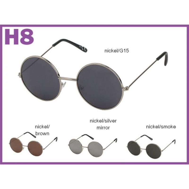 Μοδάτα γυαλιά ηλίου - H8 nickel/ brow nickel/G15 nickel/silver mirror nickel/smoke Πολύχρωμο