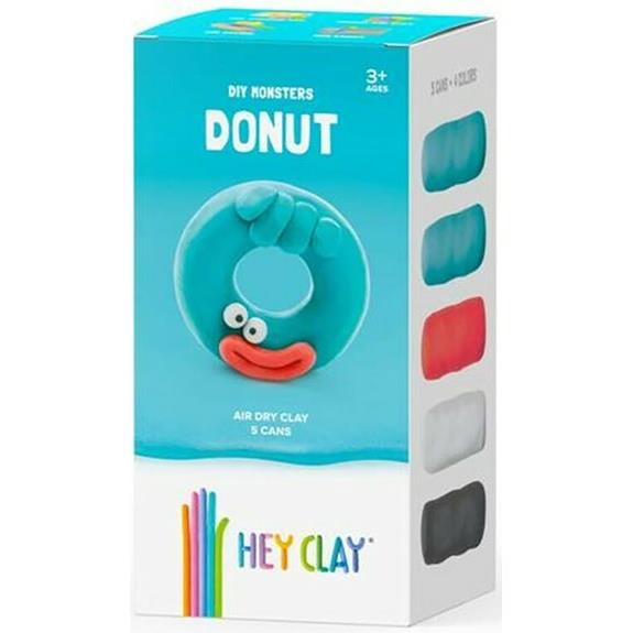 Hey Clay Claymates Diy Monsters Donut - 440018