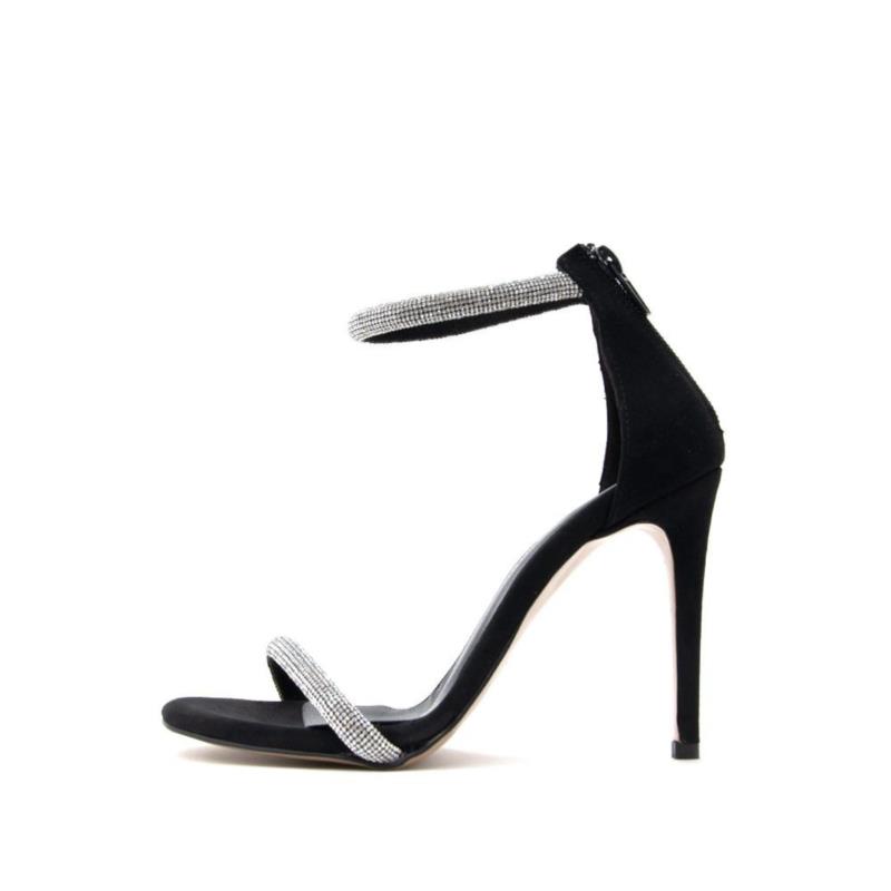 SUEDE HIGH HEEL SANDALS WOMEN KOTRIS