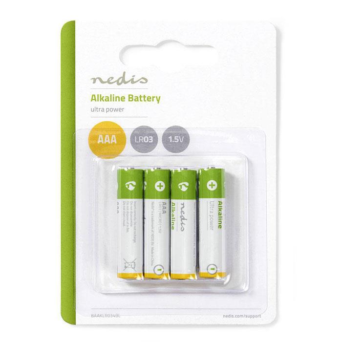 Μπαταρίες αλκαλικές Nedis BAAKLR034BL AAA-LR03 1.5V