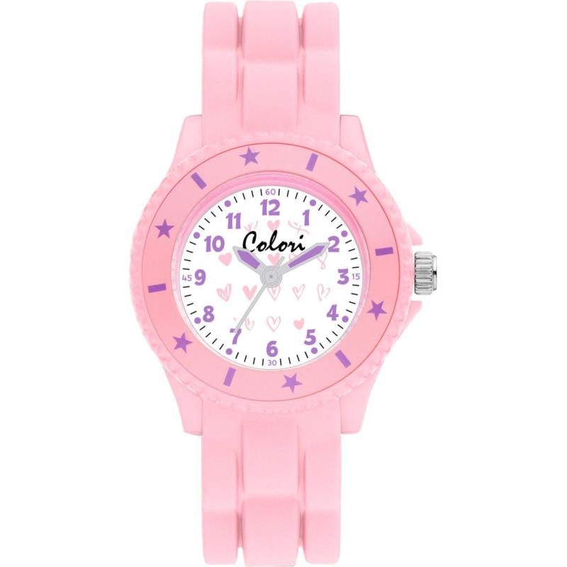 COLORI Kids - CLK121 Pink case with Pink Rubber Strap