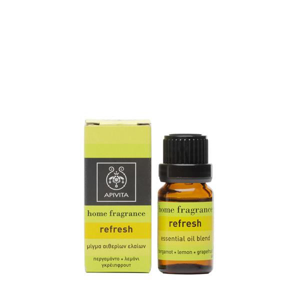 APIVITA Home Fragrance Refresh - Μίγμα από Περγαμόντο, Λεμόνι & Γκρέιπφρουτ 10ml