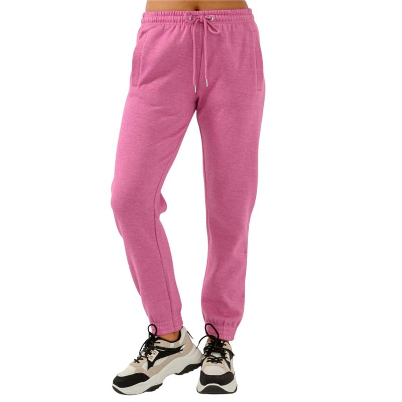 Jogger παντελόνι φόρμας με λάστιχο (PINK.MARL)