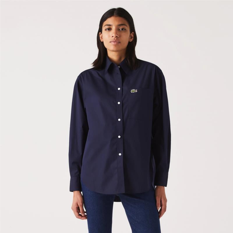 LACOSTE Women's Lacoste French Collar Oversized Shirt CF2601-00 166
