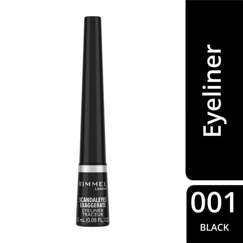 Scandaleyes Exaggerate Eyeliner Black 2,5ml