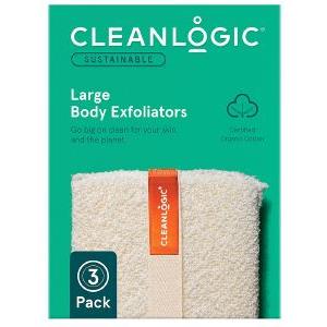 ΣΦΟΥΓΓΑΡΙ CLEANLOGIC SUSTAINABLE LARGE BODY EXFOLIATORS 3TMX